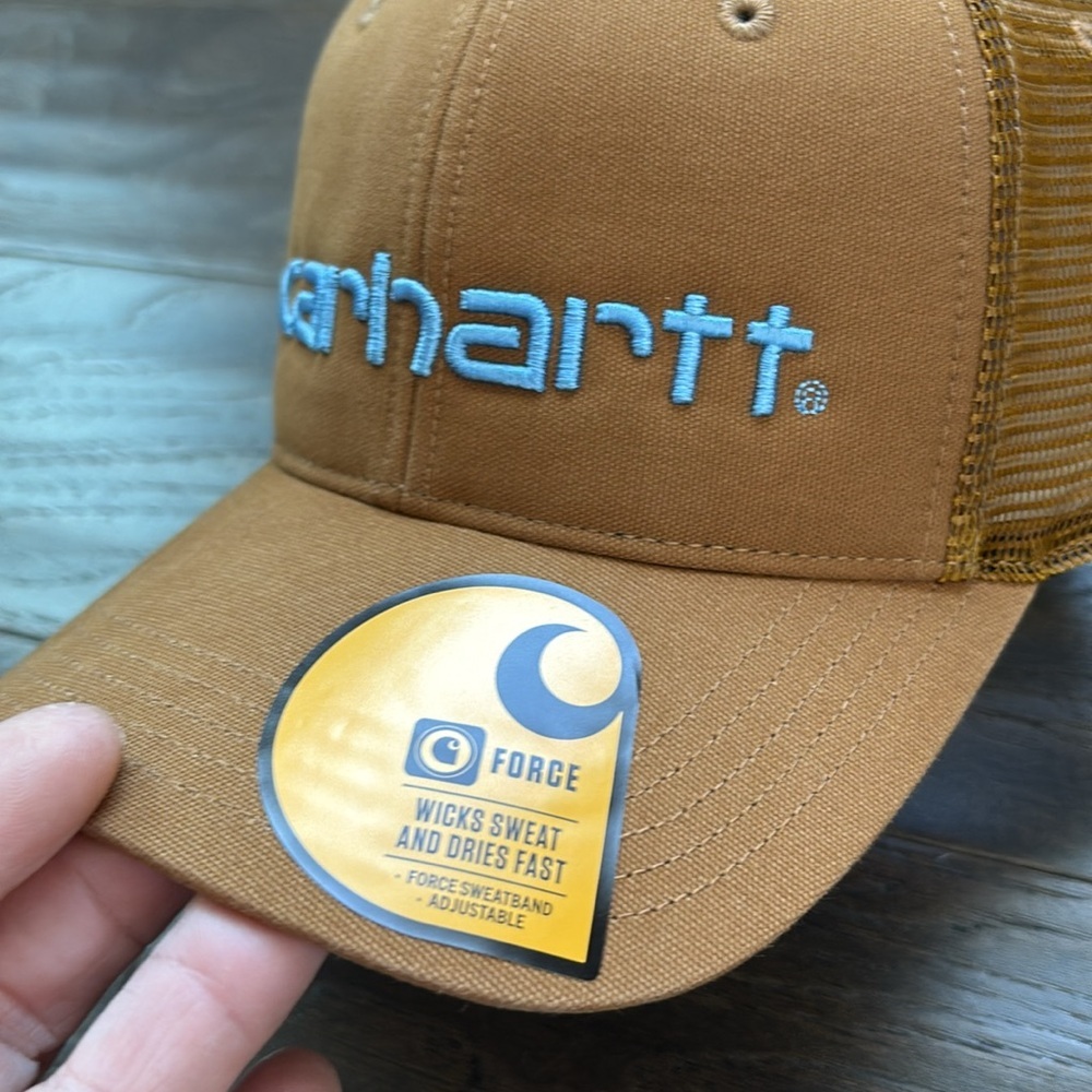 Carhartt Brown Mesh Back Hat - Picture 3 of 10